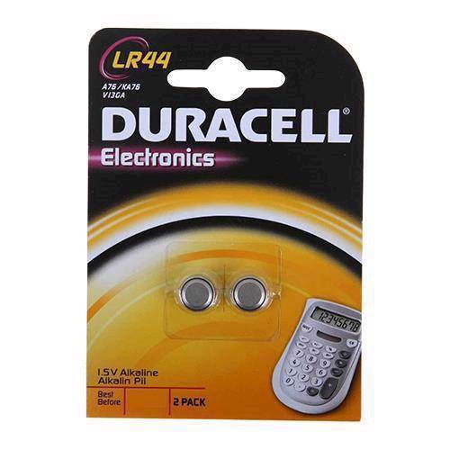 Duracell LR44 / AG13 1,5V Alkaline batterier (2 stk)